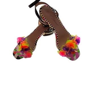 NEW Betsey Johnson Vibrant Floral Women's Sandals